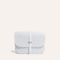 BELVEDERE MM BAG 28CM WHITE CANVAS
