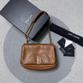 JAMIE 4.3 SMALL BAG 25 IN TAWNY BROWN LAMBSKIN GOLD HARDWARE